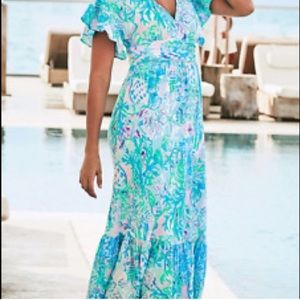 NWT Lilly Pulitzer Jesse MIDI Dress size XXS
